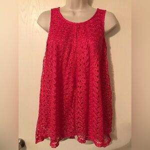 NWT Landa by Dora Landa Women’s Blouse Hot Pink Sz Small